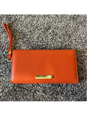 Women's Katie Loxton Katie Loxton Cleo Soft Pebble Vegan Leather Wallet Orange